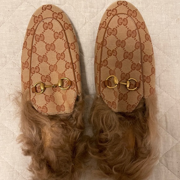 Gucci Princeton GG Canvas Mules - Picture 1 of 3
